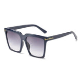 Gradient Letter Square Frame Sunglass
