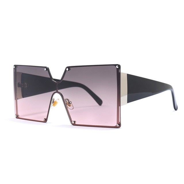 Gradient Oversized Shade Square Sunglasses