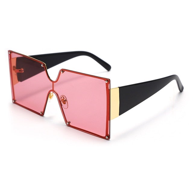 Gradient Oversized Shade Square Sunglasses