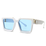 Thick Frame Square Sunglasses