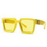 Thick Frame Square Sunglasses