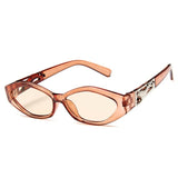 Retro Small Frame Oval Sunglasses