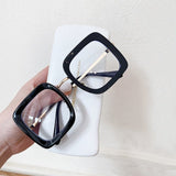 Square Frame Transparent Eyeglass