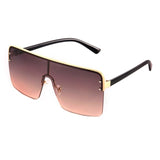 Oversized Vintage Gradient Square Sunglasses