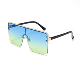Oversized Vintage Gradient Square Sunglasses