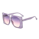 Gradient Elegant Oversized Square Sunglass