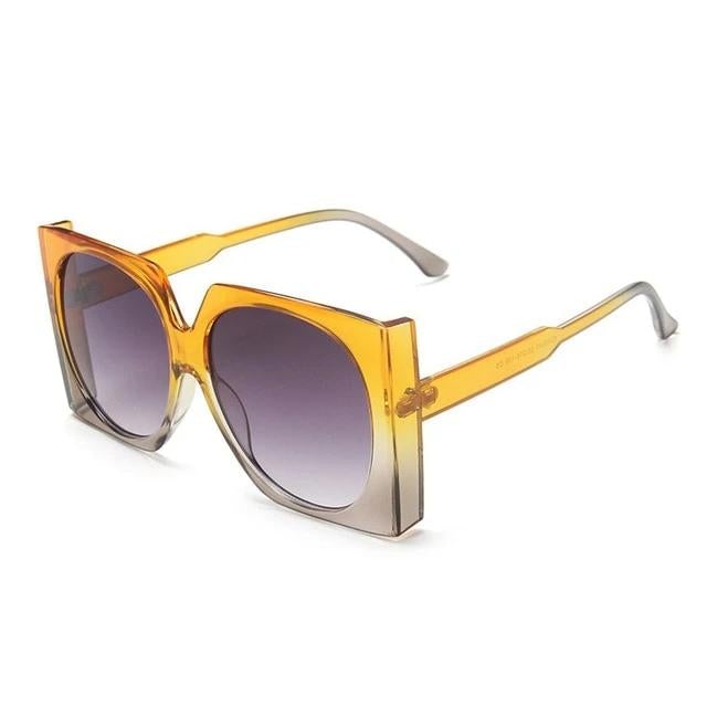 Gradient Elegant Oversized Square Sunglass