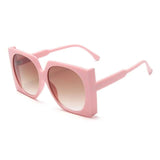 Gradient Elegant Oversized Square Sunglass
