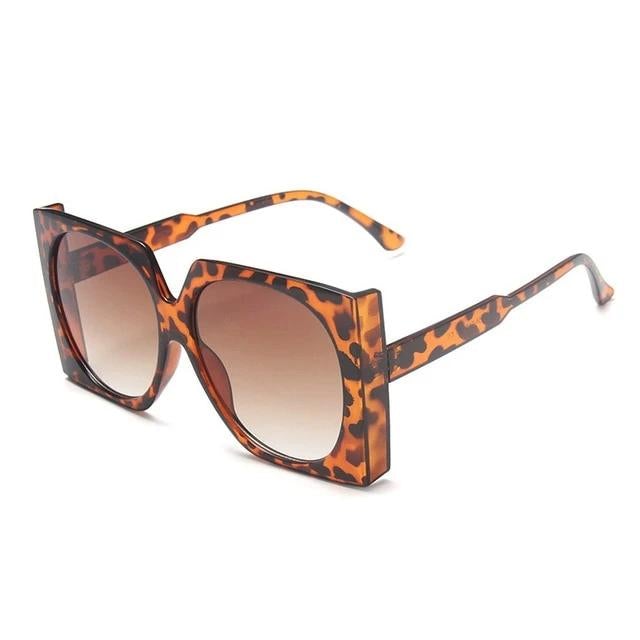 Gradient Elegant Oversized Square Sunglass