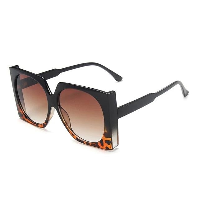 Gradient Elegant Oversized Square Sunglass
