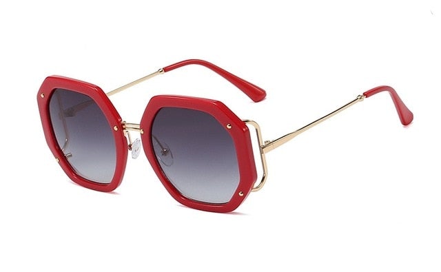Vintage Polygon Round Sunglasses
