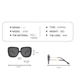 Oversized Tortoiseshell Square Sunglasses
