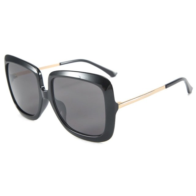 Oversized Tortoiseshell Square Sunglasses