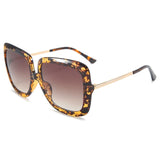 Oversized Tortoiseshell Square Sunglasses