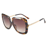 Oversized Tortoiseshell Square Sunglasses
