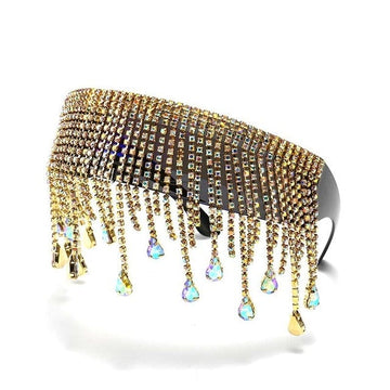 Full Crystal Diamond Tassel Sunglass