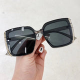 Vintage Big Frame Square Sunglass
