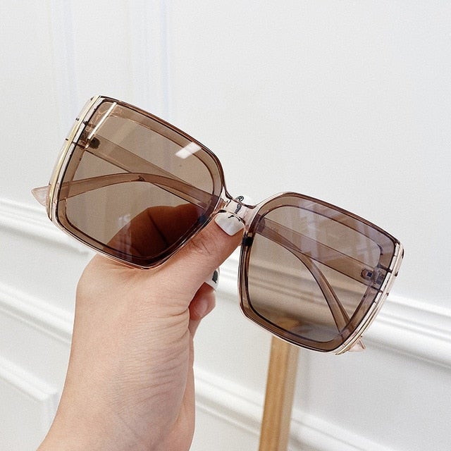 Vintage Big Frame Square Sunglass