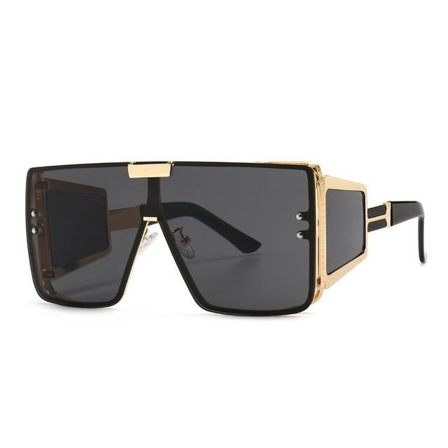 Oversized Lens Shades Vintage Square Sunglasses