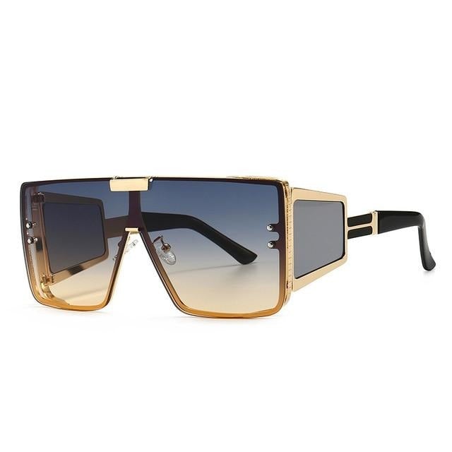 Oversized Lens Shades Vintage Square Sunglasses