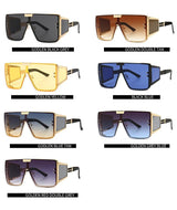 Oversized Lens Shades Vintage Square Sunglasses
