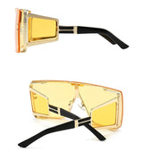 Oversized Lens Shades Vintage Square Sunglasses