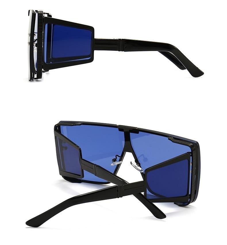 Oversized Lens Shades Vintage Square Sunglasses
