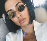 Small Oval Retro Sunglasses
