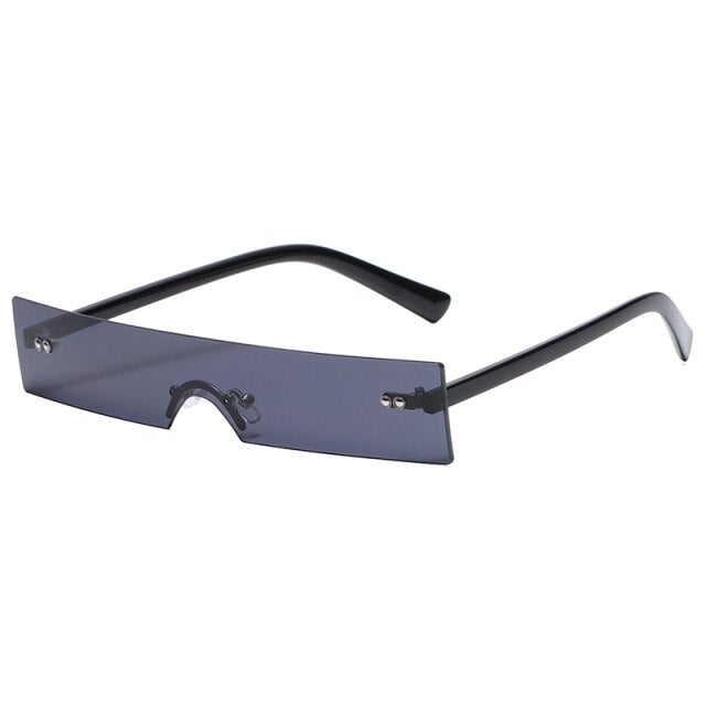 Small Rectangular Narrow Retro Sunglasses
