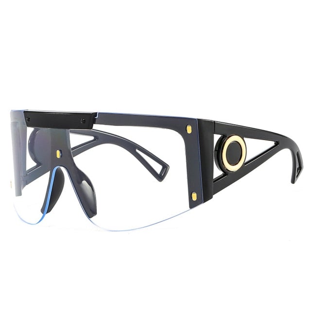Oversize Square Visor Sunglasses