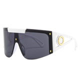 Oversize Square Visor Sunglasses