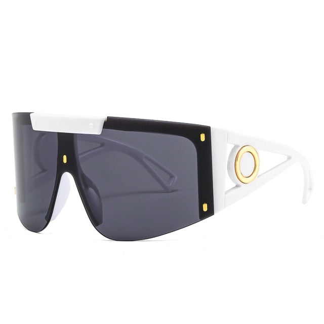 Oversize Square Visor Sunglasses