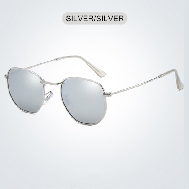 Metal Polarized Aviator Sunglasses