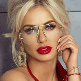 Metal Pilot Frame Aviator Sunglasses
