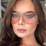 Metal Pilot Frame Aviator Sunglasses