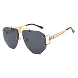 Metal Pilot Frame Aviator Sunglasses