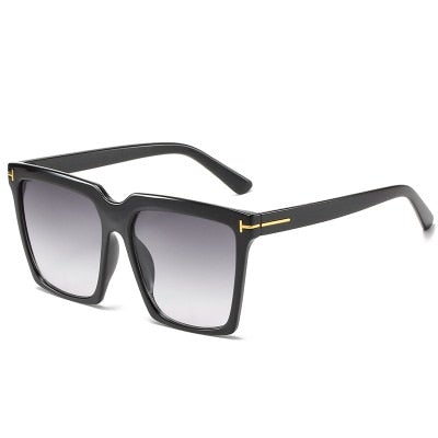 Oversize Gradient Square Sunglass