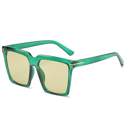 Oversize Gradient Square Sunglass