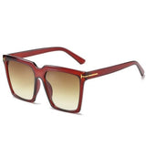 Oversize Gradient Square Sunglass