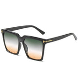 Oversize Gradient Square Sunglass
