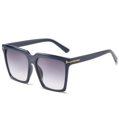 Oversize Gradient Square Sunglass