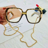 Big Frame Vintage Square Sunglasses