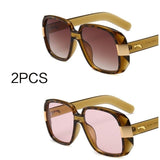 Big Frame Vintage Square Sunglasses