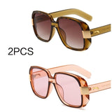 Big Frame Vintage Square Sunglasses