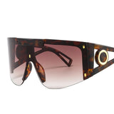 Oversized Windproof Shield Visor Sunglasses