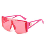 Rimless Oversize Square Sunglass