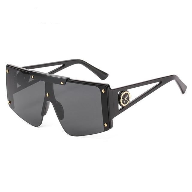 Rimless Oversize Square Sunglass
