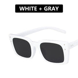 Anti-reflective Square Retro Sunglass