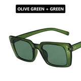 Anti-reflective Square Retro Sunglass