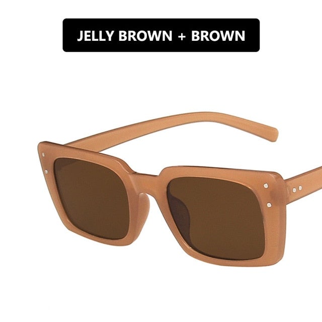 Anti-reflective Square Retro Sunglass